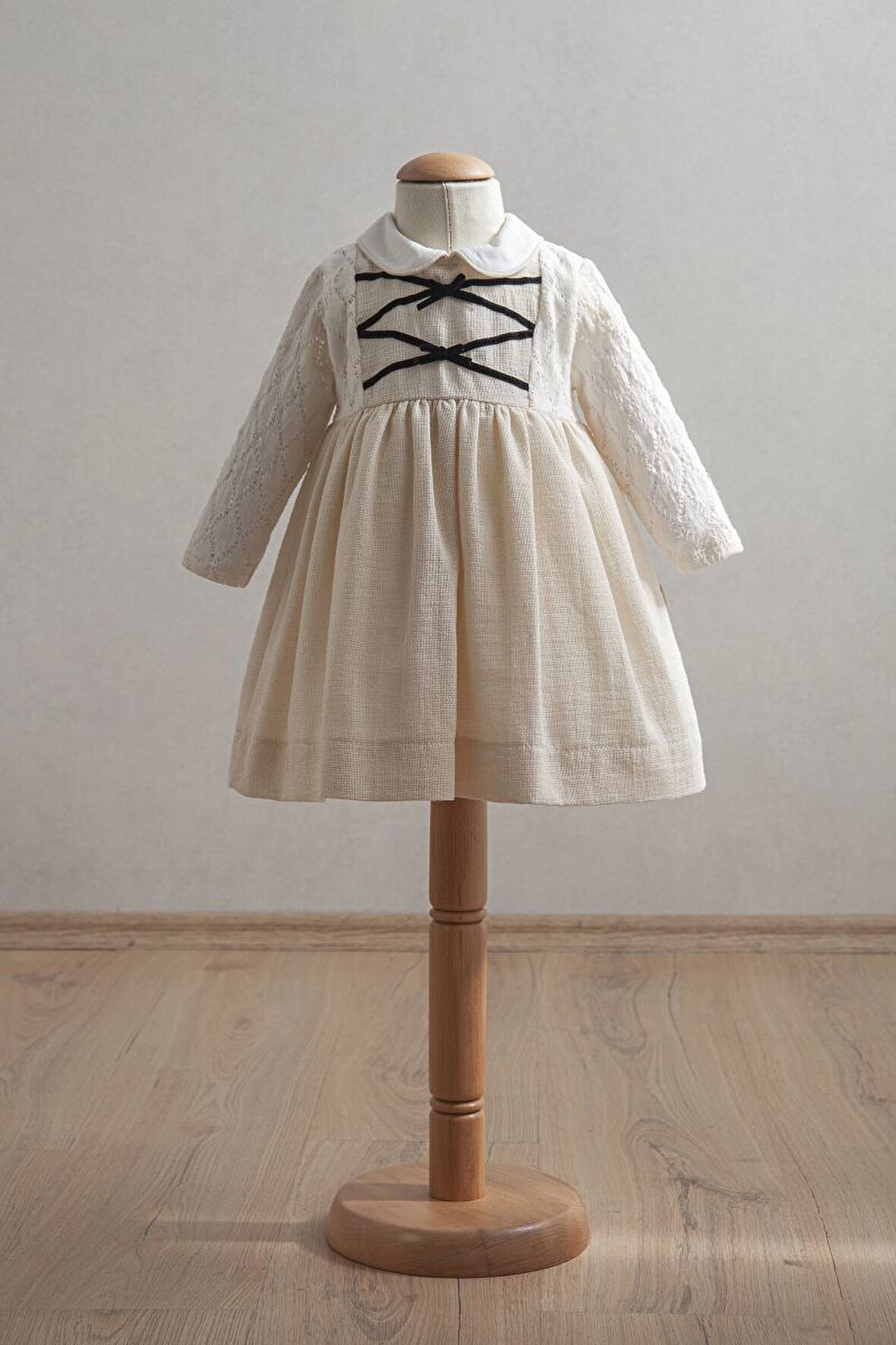 Tongs Baby Bebek Elbise 3903 Ekru