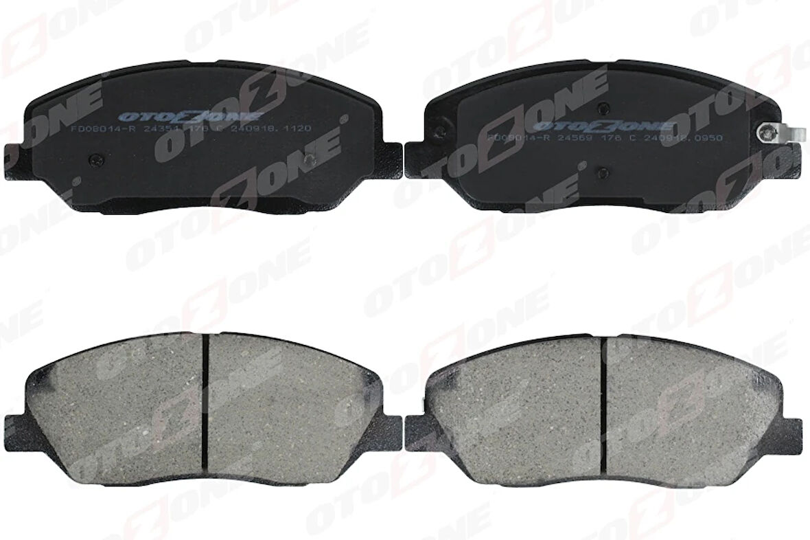 ÖN BALATA SANTAFE 2.2CRDİ-2.2CRDİ 4104-2.2 CRDİ GLS-2.2CRDİ GLS 4104 GDB3418 581012BA10 581012PA70 WVA24351