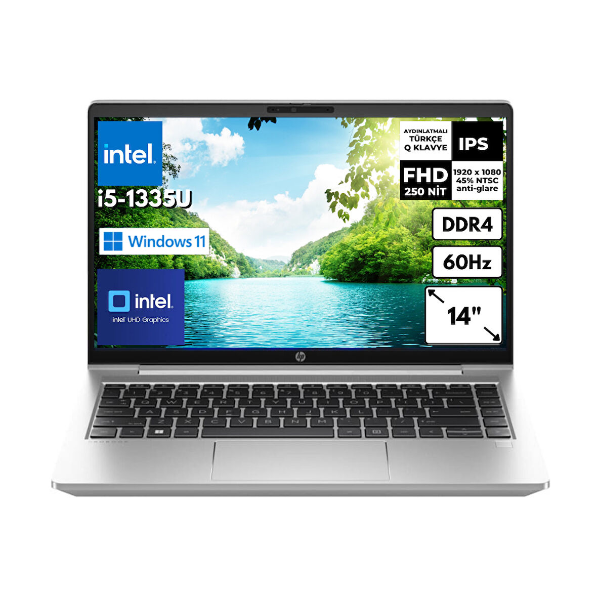 HP Probook 440 G10 i5-1335U 24 GB 512 GB SSD FHD 14" Windows 11 Pro Notebook 818A0EABT7