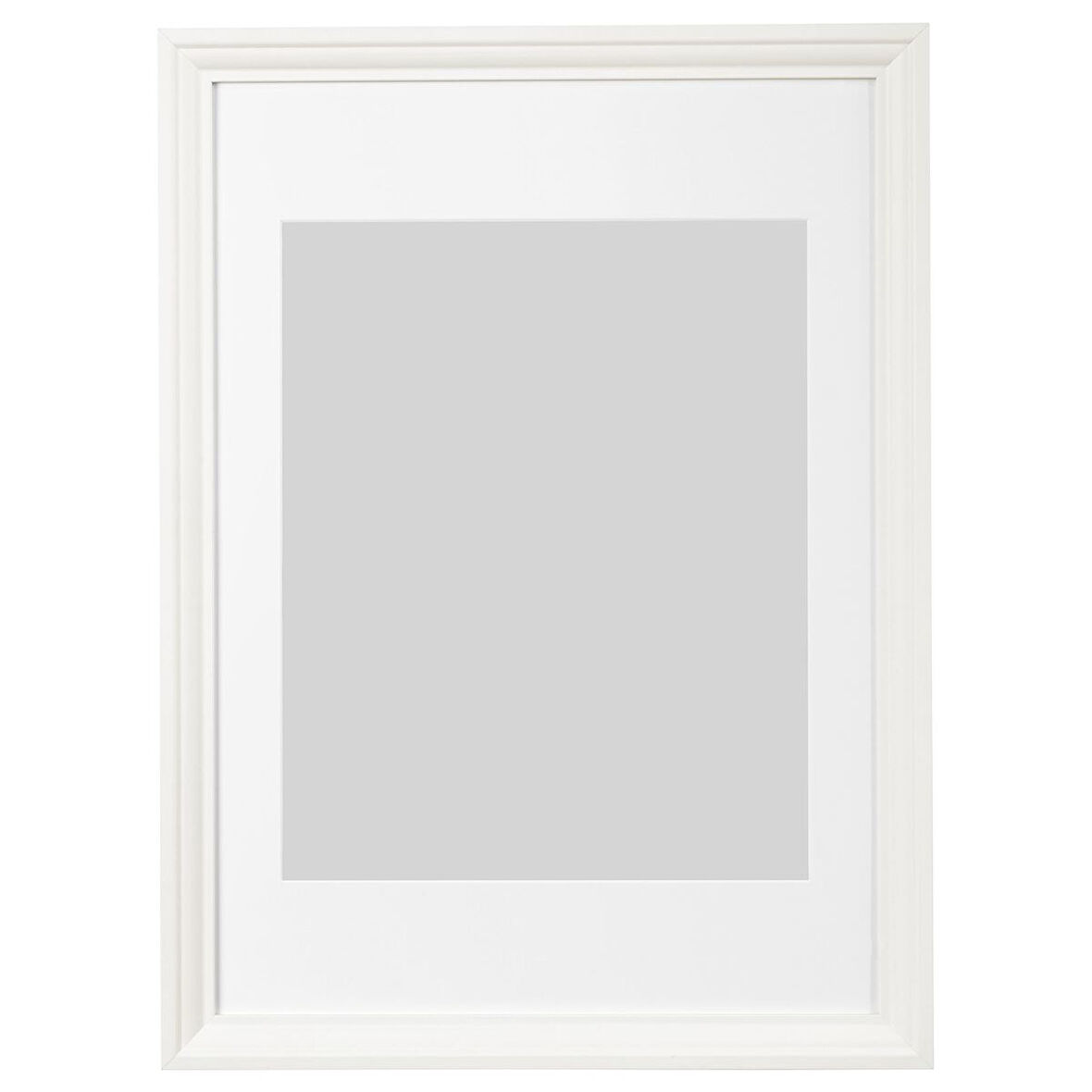 Beyaz çerçeve, beyaz, 50x70 cm