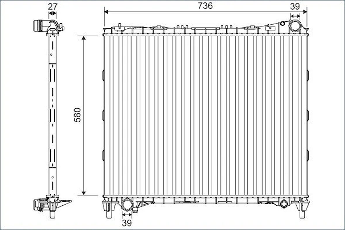 MOTOR SU RADYATORU LAND ROVER RANGE ROVER L405 L494 LR034553