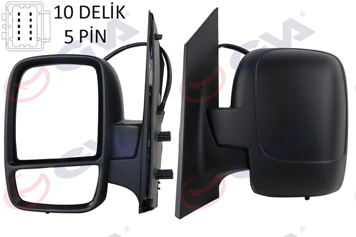 DIŞ DİKİZ AYNASI SOL SCUDO-EXPERT 2007 ELEKTRİKLİ ISITMALI KONVEKS 5 FİŞ VM-6116EHL 8153 K9