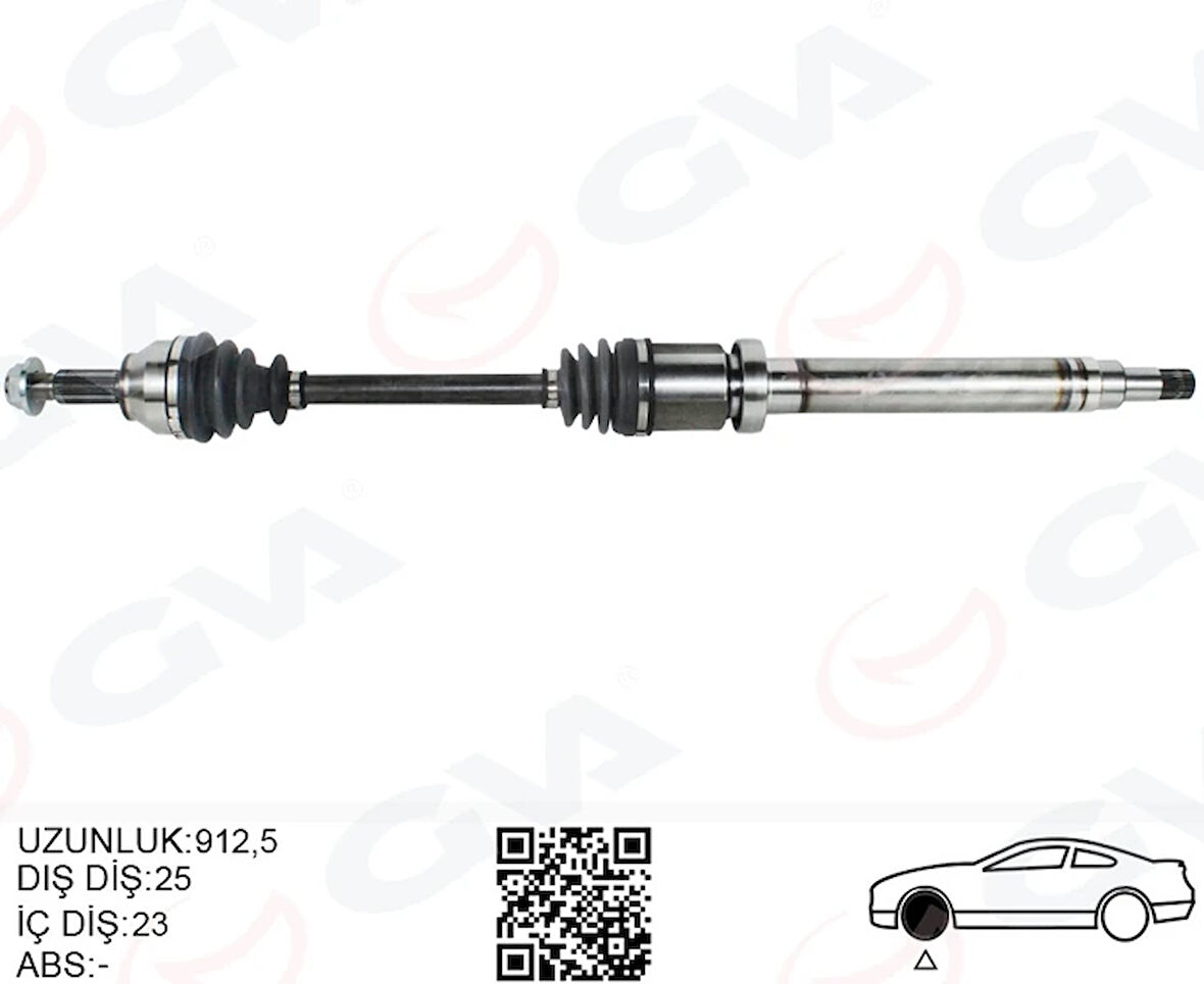 ÖN AKS KOMPLE SAĞ FORD COURIER 1.5 1.6 TCDI 2014-2017 ET763B436AA ET763B436AB