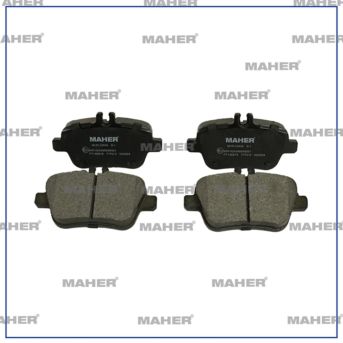 FREN BALATA MERCEDES 2008-2015 10204 GLK SERİ ÖN A0054206320