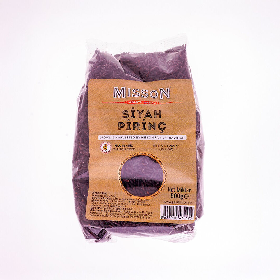 Misson Si̇yah Pi̇ri̇nç 500 Gr