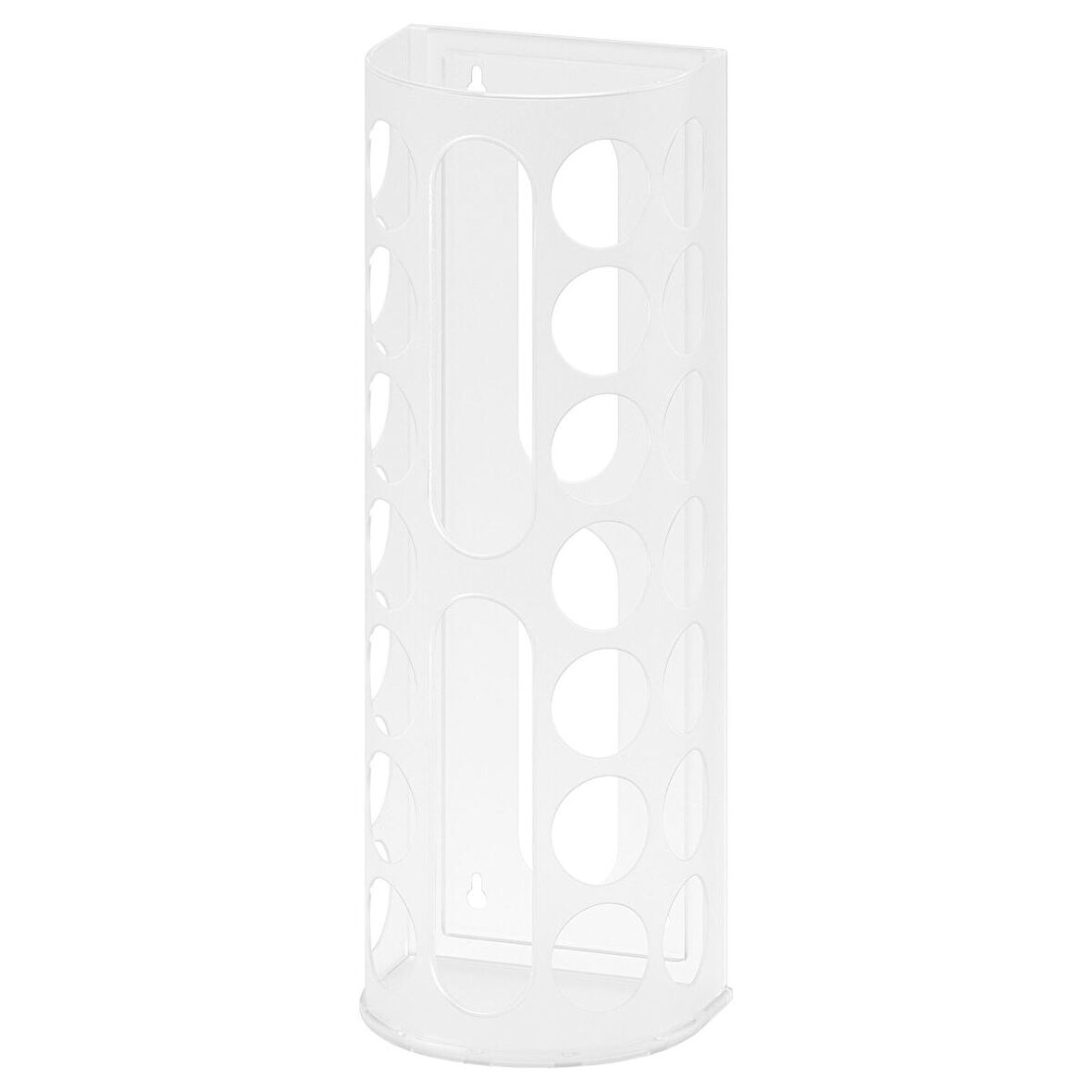 Plastik poşet kabı, beyaz