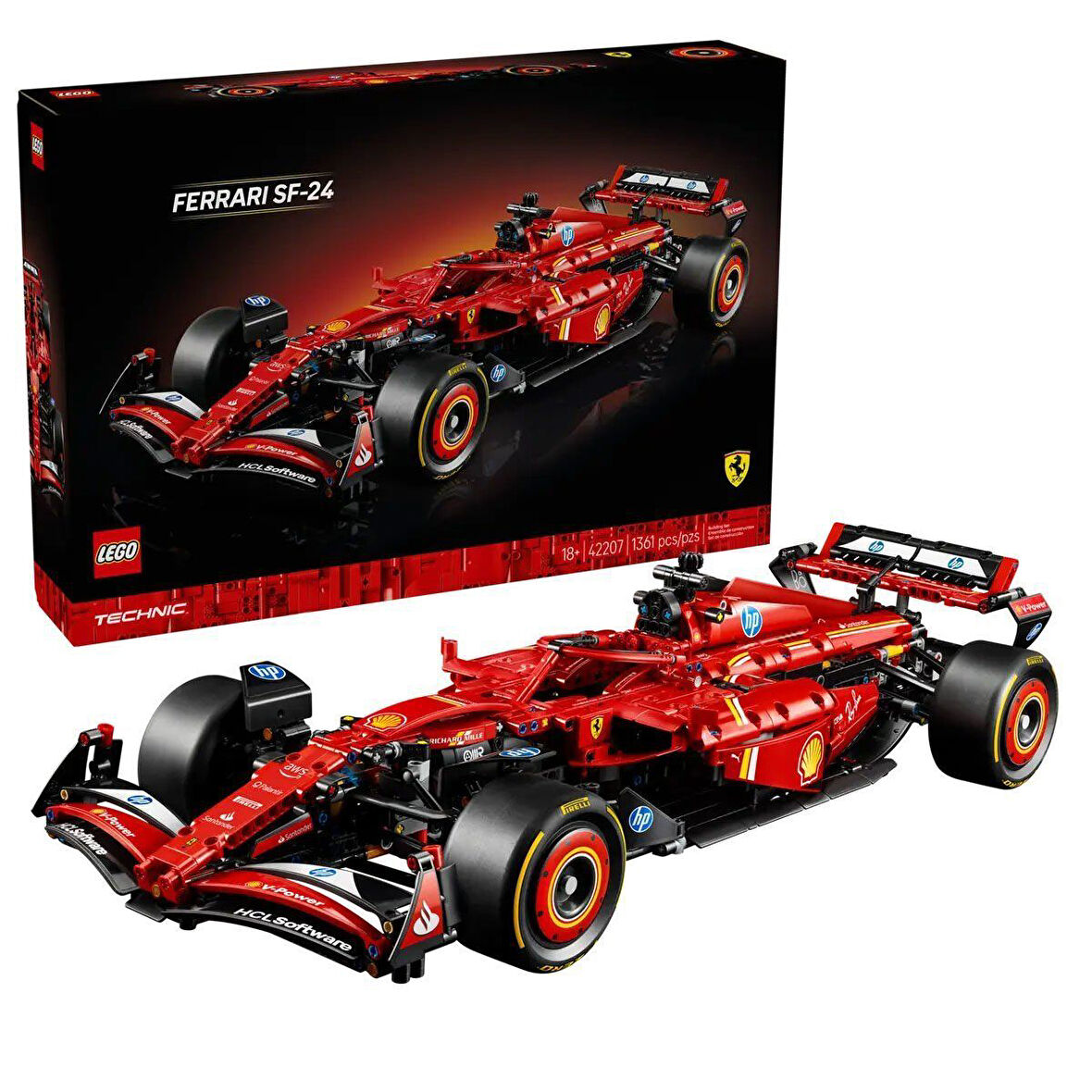 42207 Lego Technic Ferrari SF-24 F1 Araba 1361 parça +18 yaş