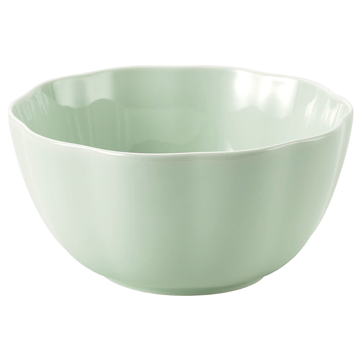 Seramik kase, açık yeşil, 18 cm