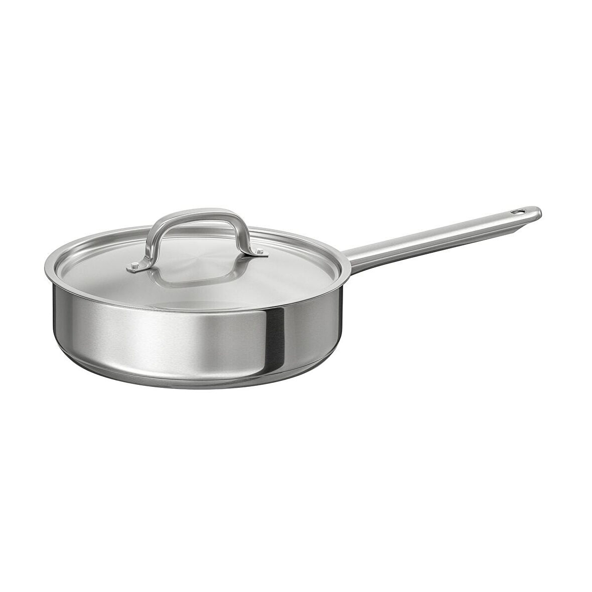 Sote tavası, paslanmaz çelik, 24 cm, kapaklı