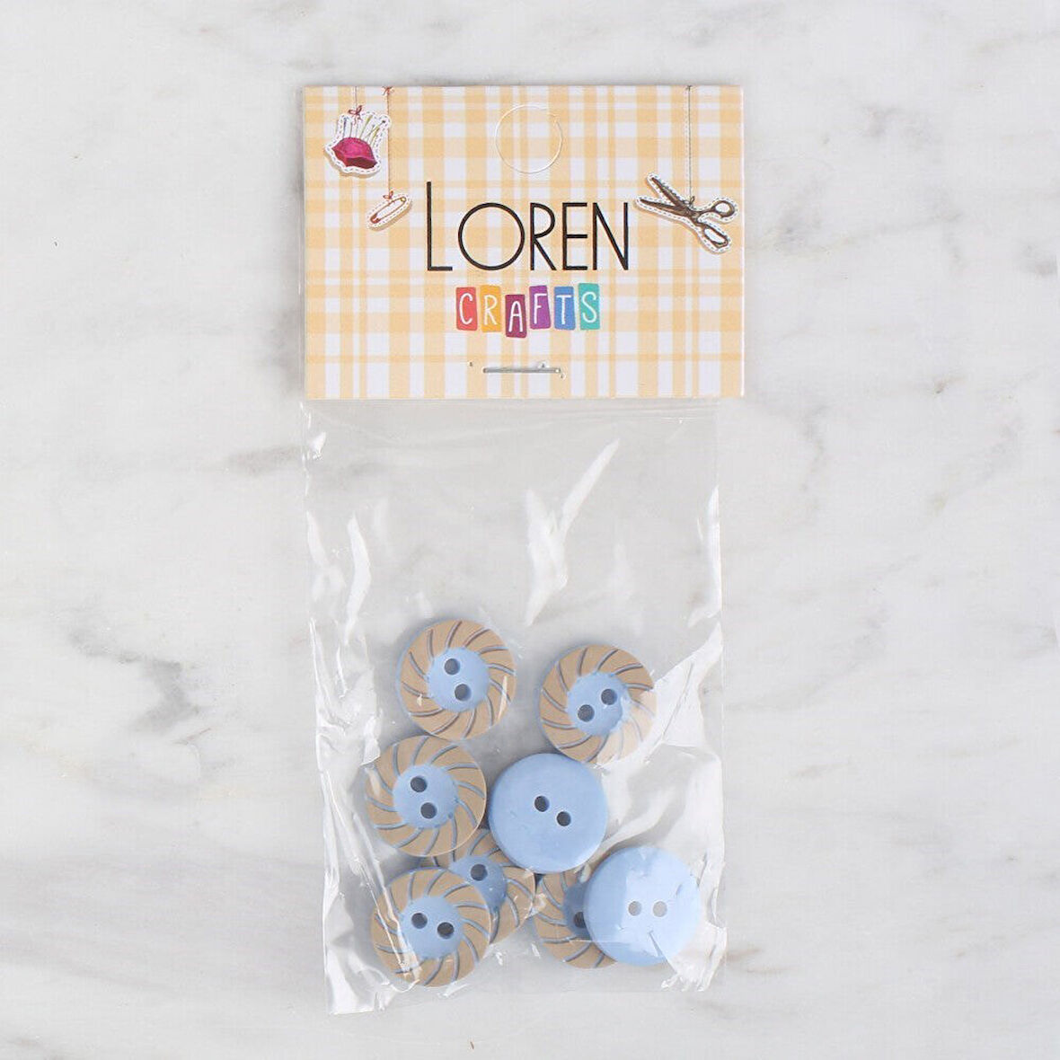 Loren Crafts 8 li açık mavi - 350