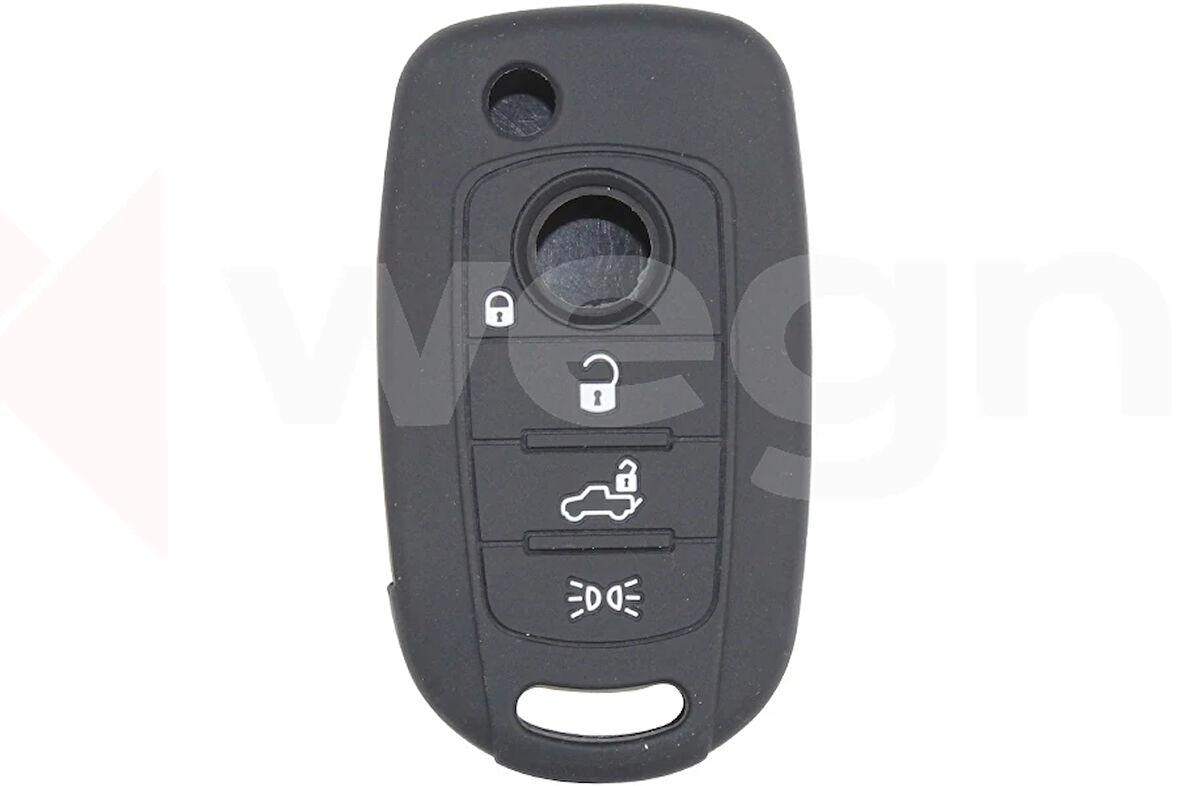 KONTAK ANAHTAR KUMANDA KORUYUCU KILIF SİLİKON FIAT EGEA CRONOS 50010 SİYAH AKSESUAR