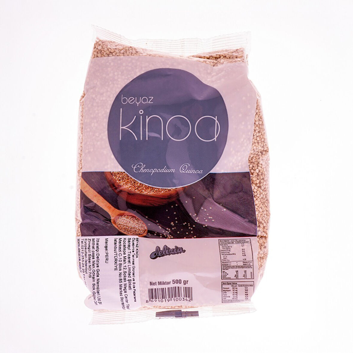 Deli̇zi̇a Beyaz Ki̇noa 500 Gr