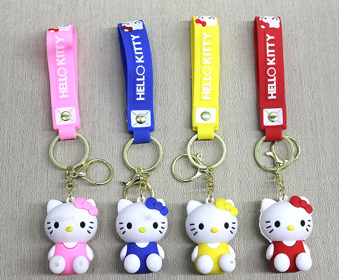 Hello Kitty Silikon Anahtarlık 