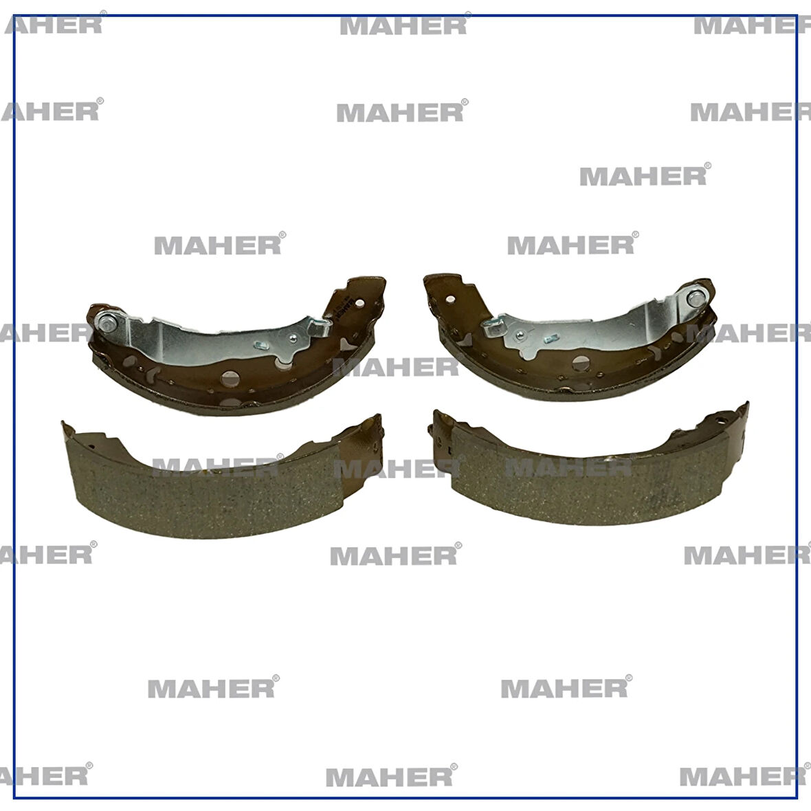 FREN BALATA KANGOO 1997-2008 / PRIMERA 1996-2002 LEVYELİ BÜYÜK TİP PABUÇ ARKA +1MM 7701208063