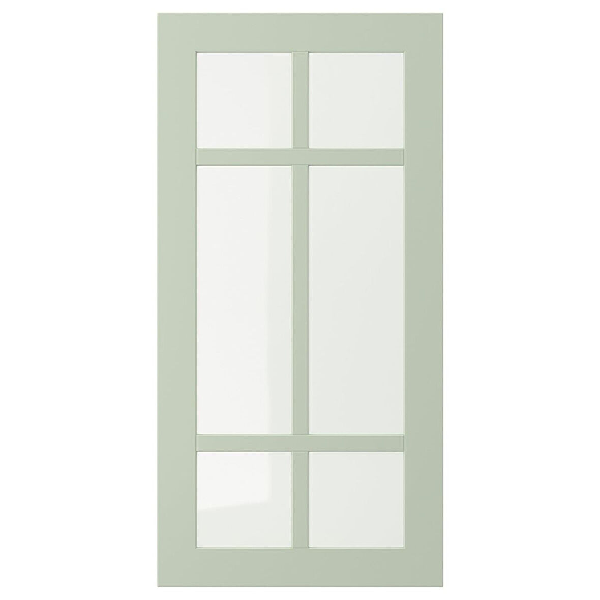 Cam kapak, açık yeşil, 40x80 cm