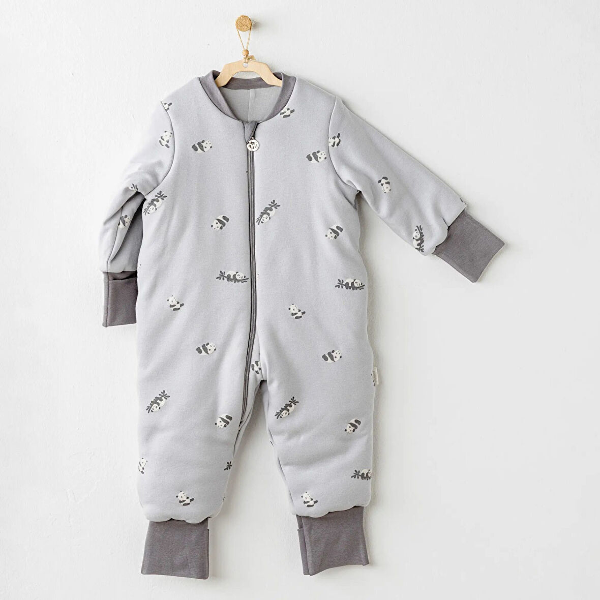 Andywawa AC26035 Fiber Keep Smiling Uyku Tulumu 2,5 TOG Grey