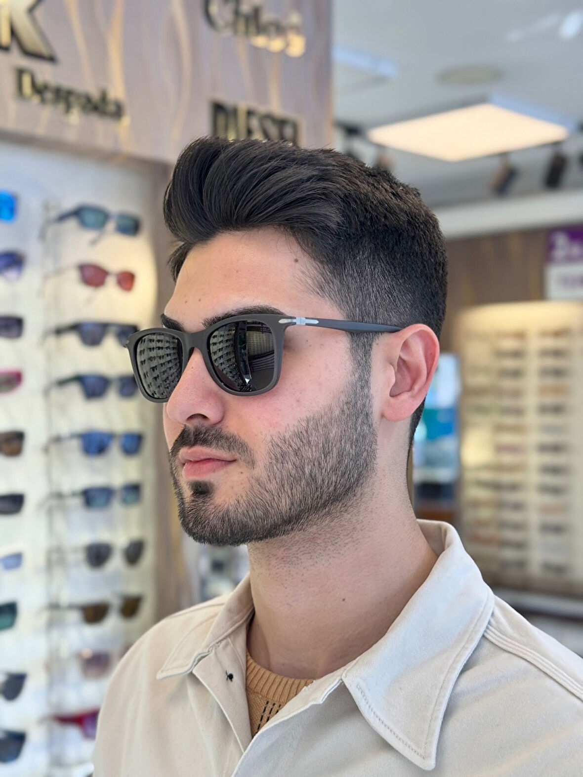 906 C6 -53 Olivier Philippe Polarize Güneş Gözlüğü