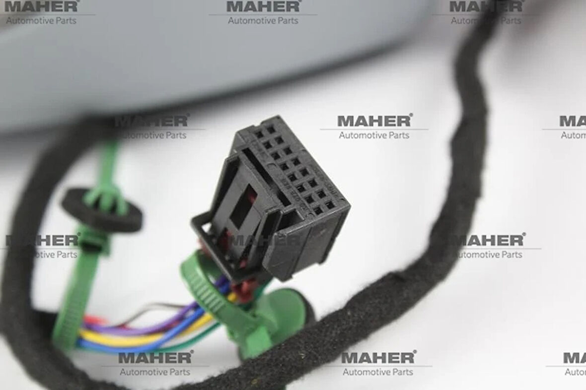 AYNA DIŞ DİKİZ JETTA 2011-2015 ELEKTRİKLİ, ISITMALI, ASTARLI, KATLANIR, YAN-ALT LAMBALI SOL 5C7857507C