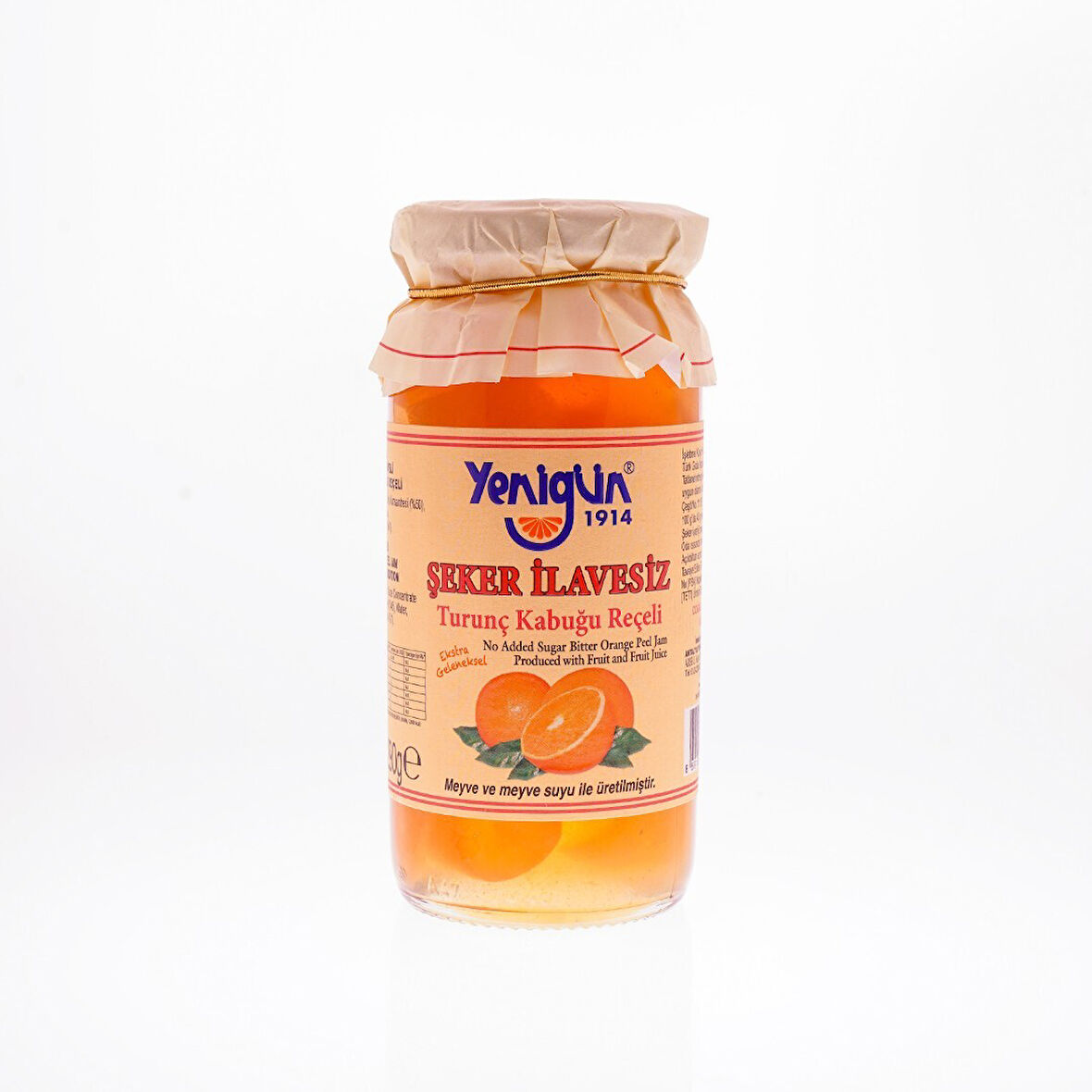 Yeni̇gün Şeker İlavesi̇z Turunç Kabuğu Reçeli̇ 290 Gr