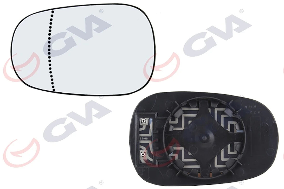 AYNA CAMI SOL CLIO I-2 1994-2005 -LOGAN 2004MEGANE 1 1996-2003 ISITMALI ASFERİK VM-6800GHL 7701040426