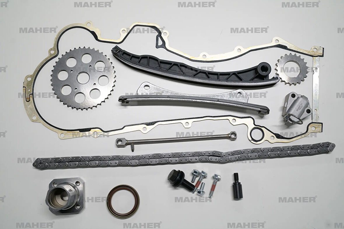 EKSANTRİK ZİNCİR SETİ ASTRA / CORSA / COMBO 2003 ALBEA / DOBLO / PALİO / PUNTO / LİNEA / EGEA / FIORINO 1.3JTD-1.3CDTI EURO 4-5 (16 PARÇA KAPALI ZİNCİR) YAĞ POMPA CONTA + KEÇE 55177460 6606024