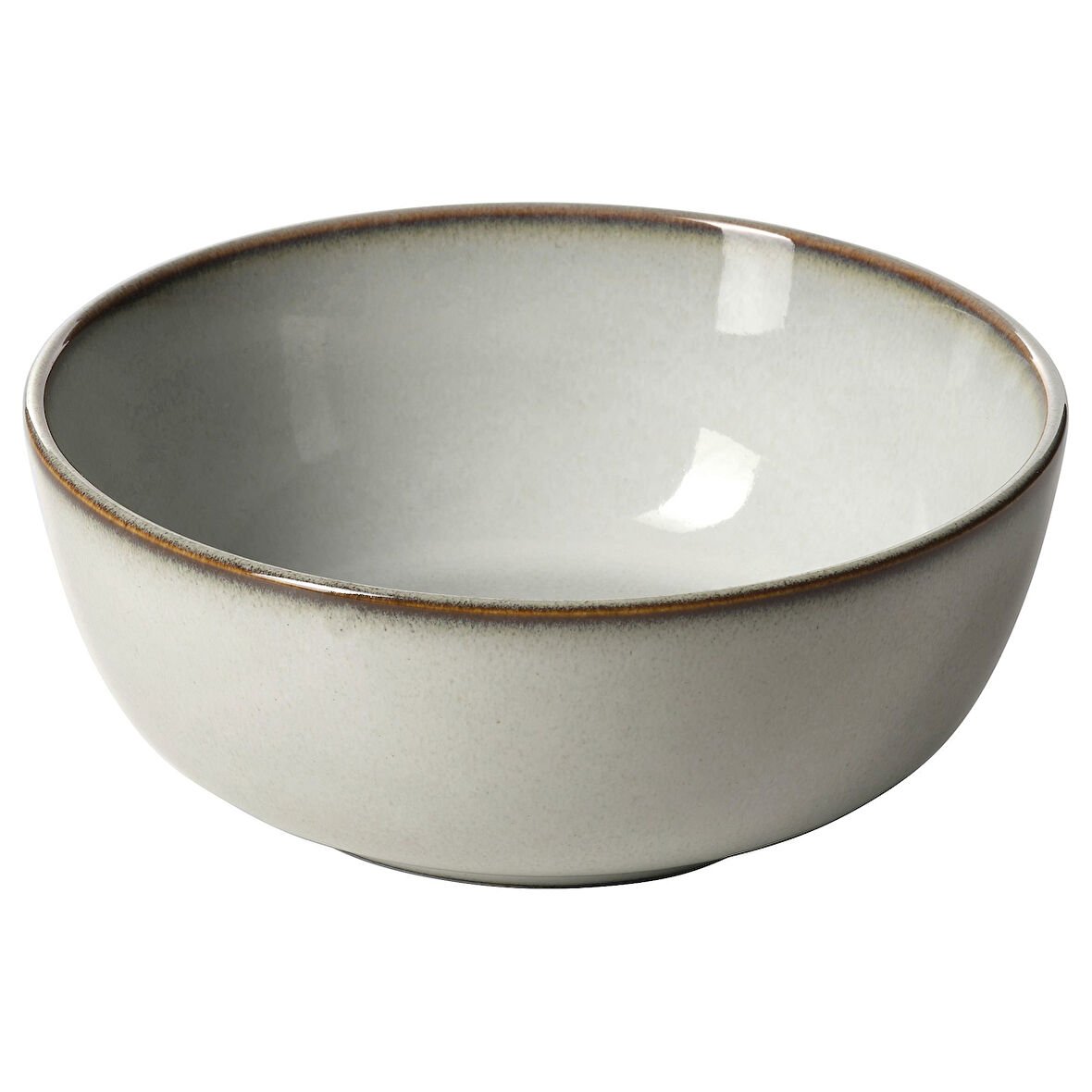 Seramik kase, gri, 14 cm