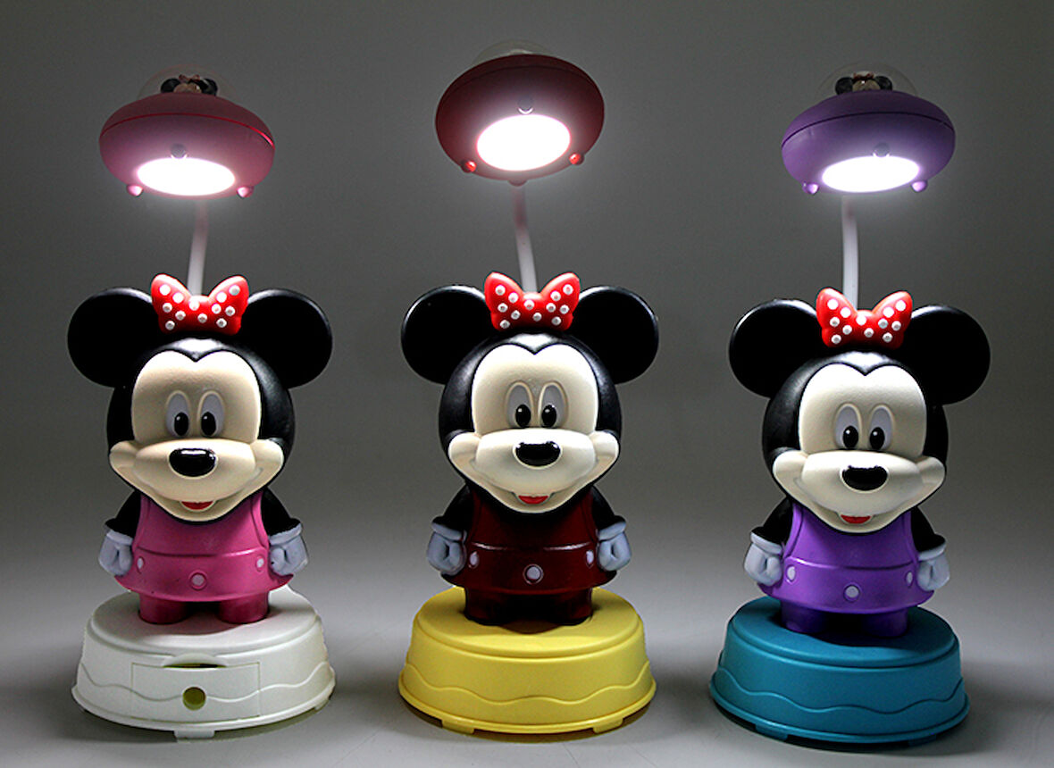 Mickey Mouse Masa Üstü Lamba USB Şarjlı Model 1 
