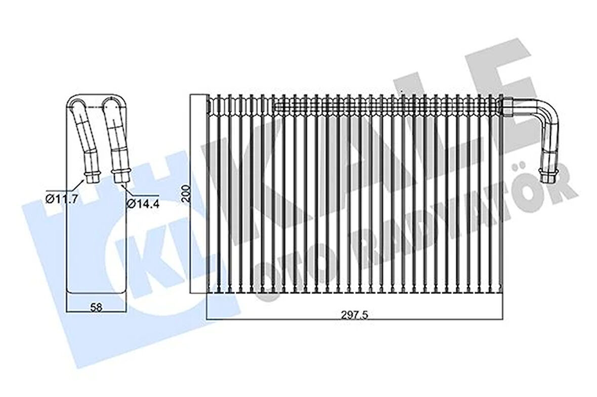 EVAPORATOR BMW E39 E53 RANGE ROVER 3 VOGUE L322 2002-2012 64118385560 JQB000160