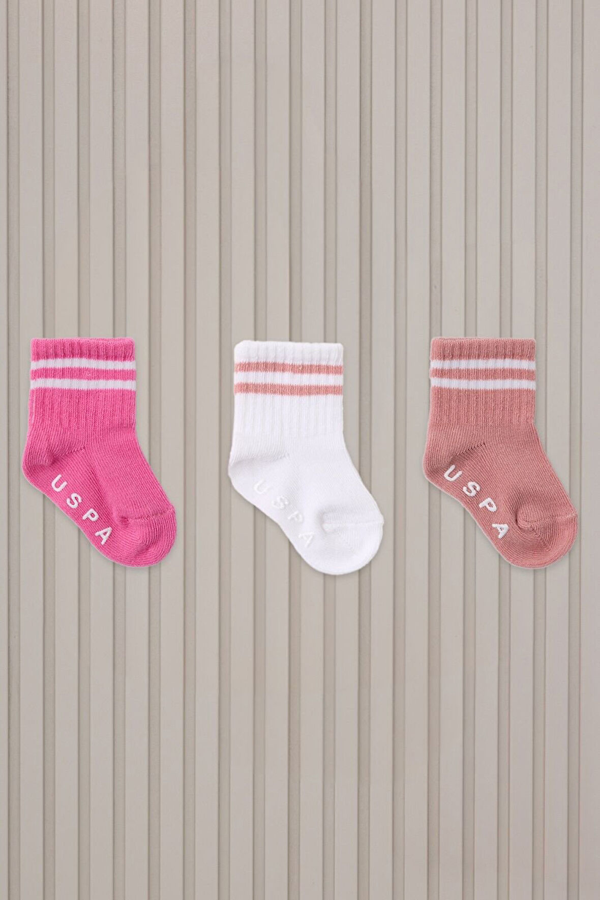U.S. Polo Assn  Bebek Çorap USB2206 Rose