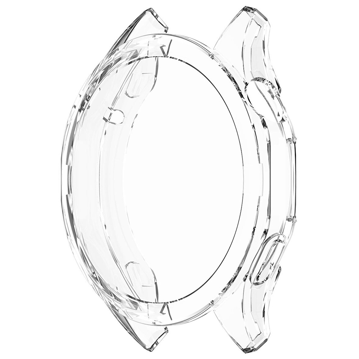 Huawei Watch Gt4 46mm İçin Full kaplama Bumper darbe emici silikon kılıf -ŞEFFAF