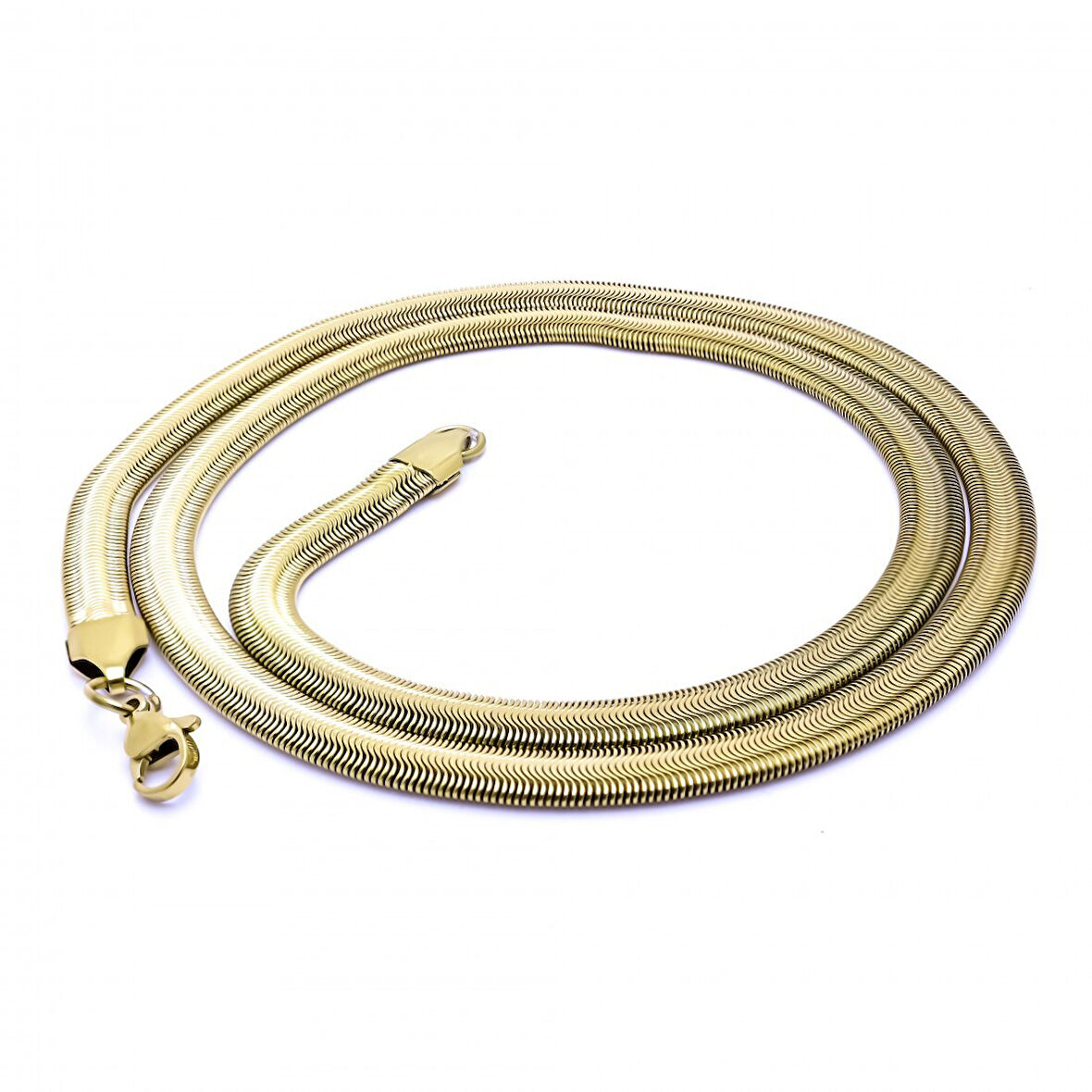  FM İtalyan Çelik Kolye 2Mm X 6Mm 3183CEK047 