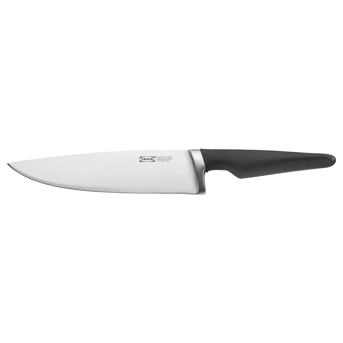 Şef bıçağı, paslanmaz çelik-siyah, 20 cm