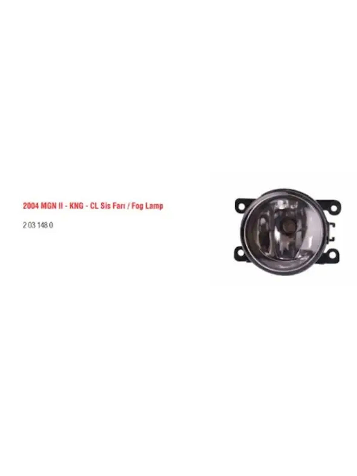 SIS LAMBASI SAG SOL MEGANE II III KANGOO LOGAN FLUENCE LAGUNA II III MASTER FIESTA FUSION CONNECT V3