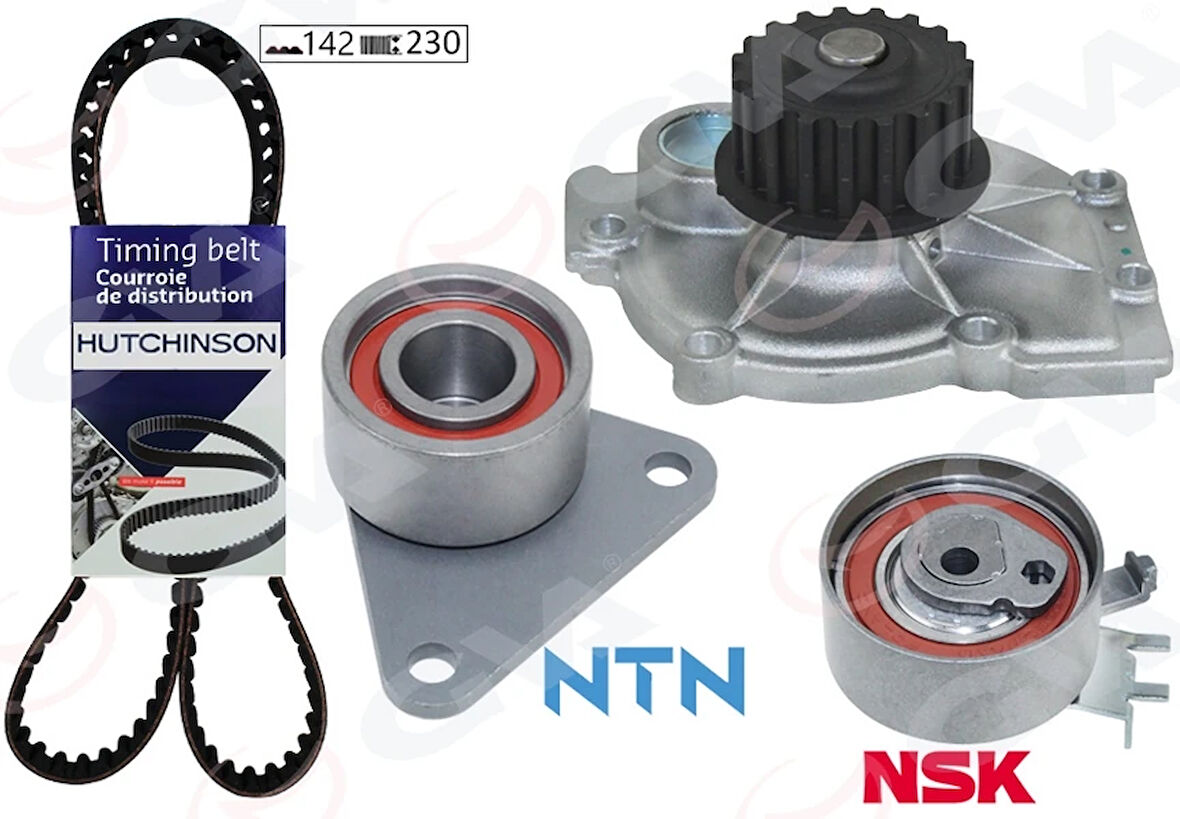 DEVİRDAİMLİ EKSANTRİK GERGİ KİTİ 142X230 LAGUNA 2.0 165 1995-2001 -SAFRANE 2 2.0 1996-2000 -VOLVO S40 1999-2004 7438610040 7701471520 8610040