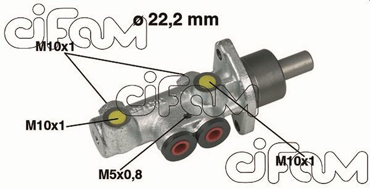 FREN ANA MERKEZİ FIAT DOBLO 2001 1.2 1.3 1.6 1.9D ABS SİZ 22MM 7082215
