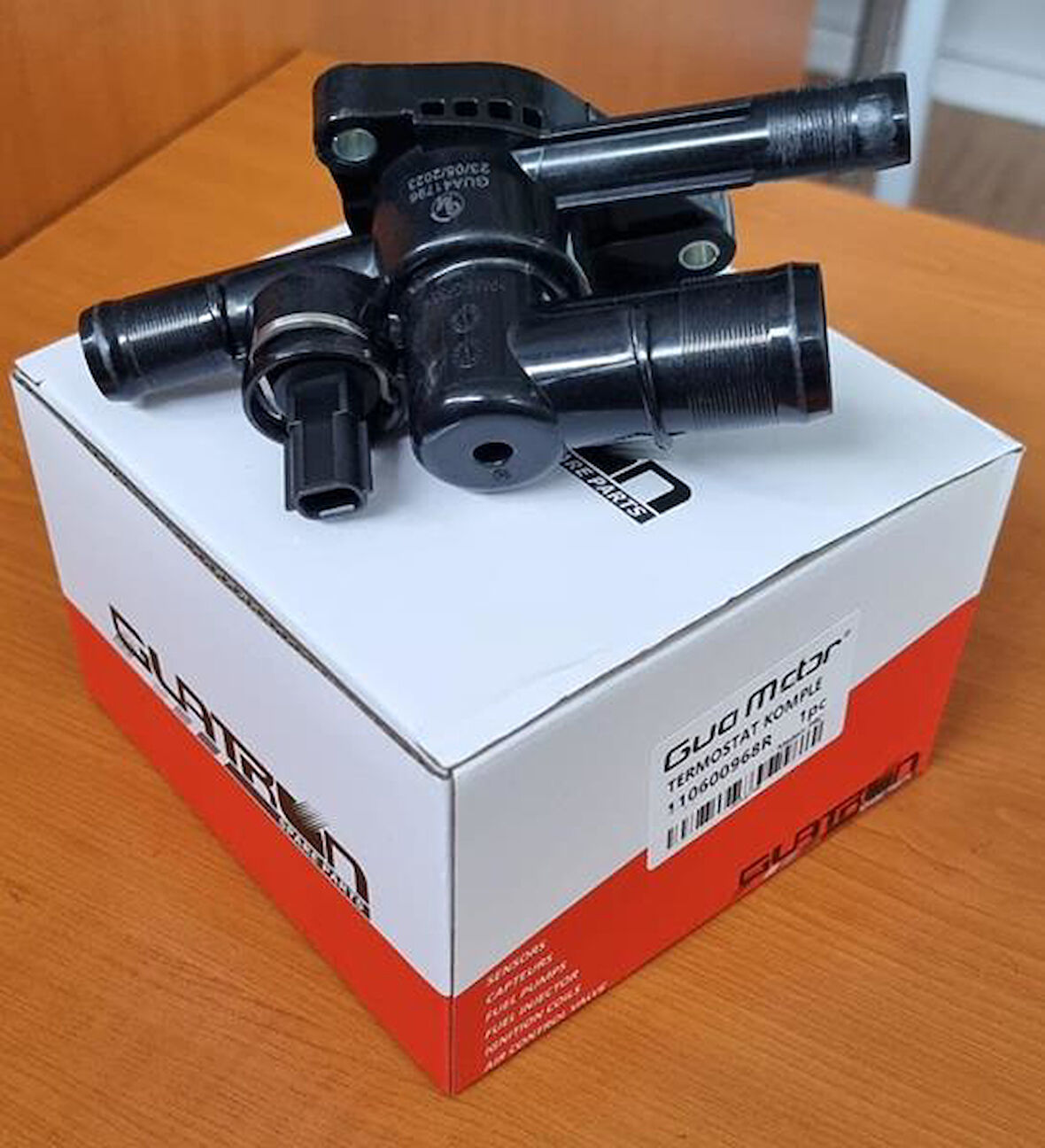 TERMOSTAT KOMPLE RENAULT CLIO SEYMBOL LOGAN SANDERO B4D 1.0 MOTOR 89 110600968R 1106000Q1F