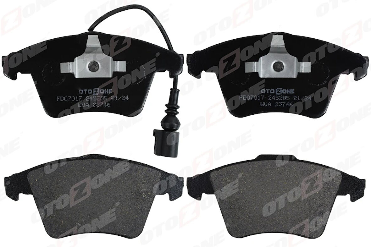 ÖN BALATA FİŞLİ TRANSPORTER T5 16 JANT YENI MODEL KALIN 2003 7H0698151 7H0698151B