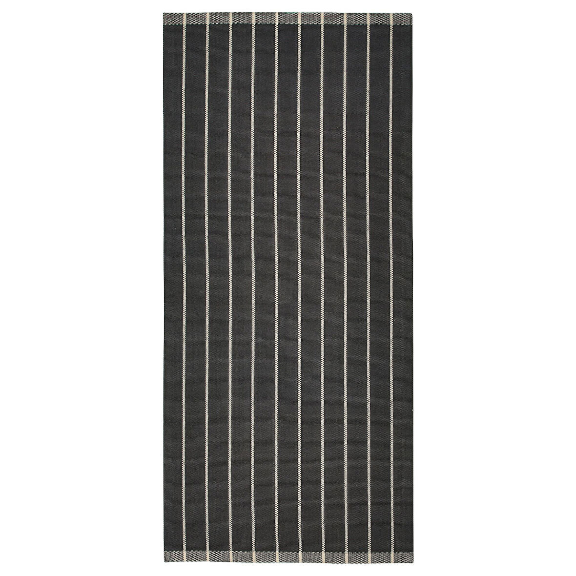 Büyük halı, gri-kırık beyaz, 80x180 cm, dikdörtgen, düz dokuma