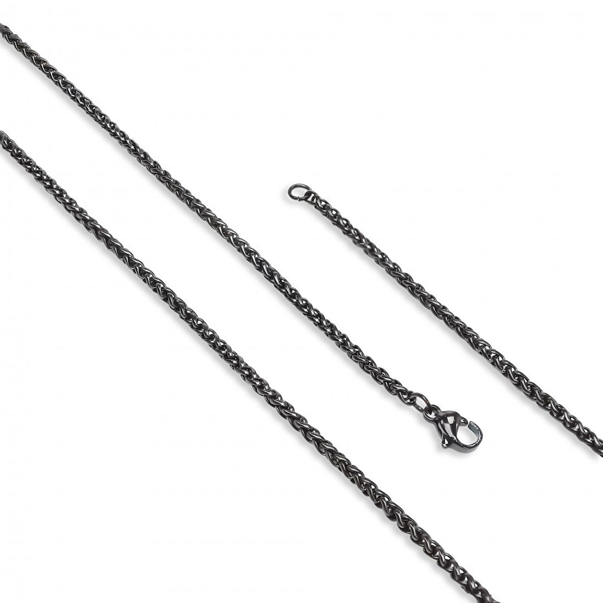  FM Siyah Renk Çelik Kolye 2.5Mm 3183CEK013 