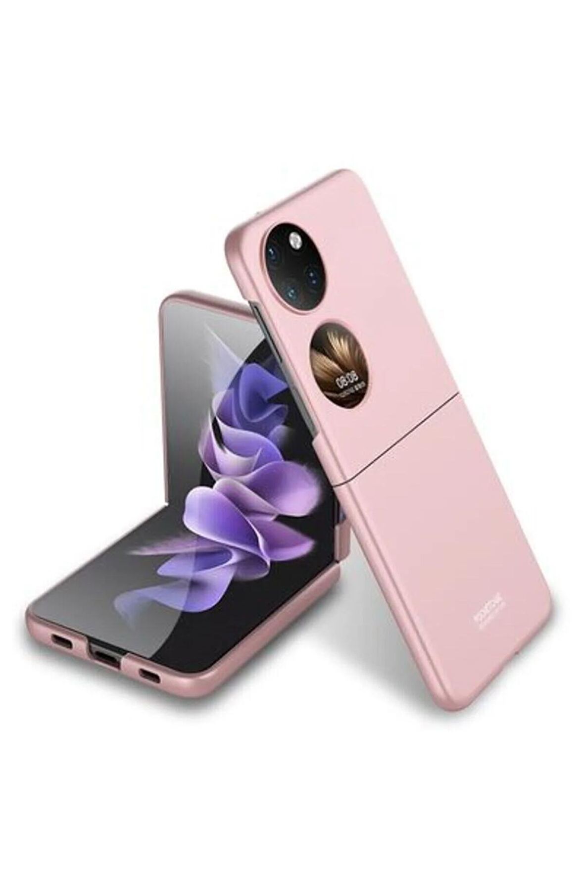 Huawei P50 Pocket ile Uyumlu Kılıf Mat Görünümlü Ultra İnce Telefon Kılıfı Kapak