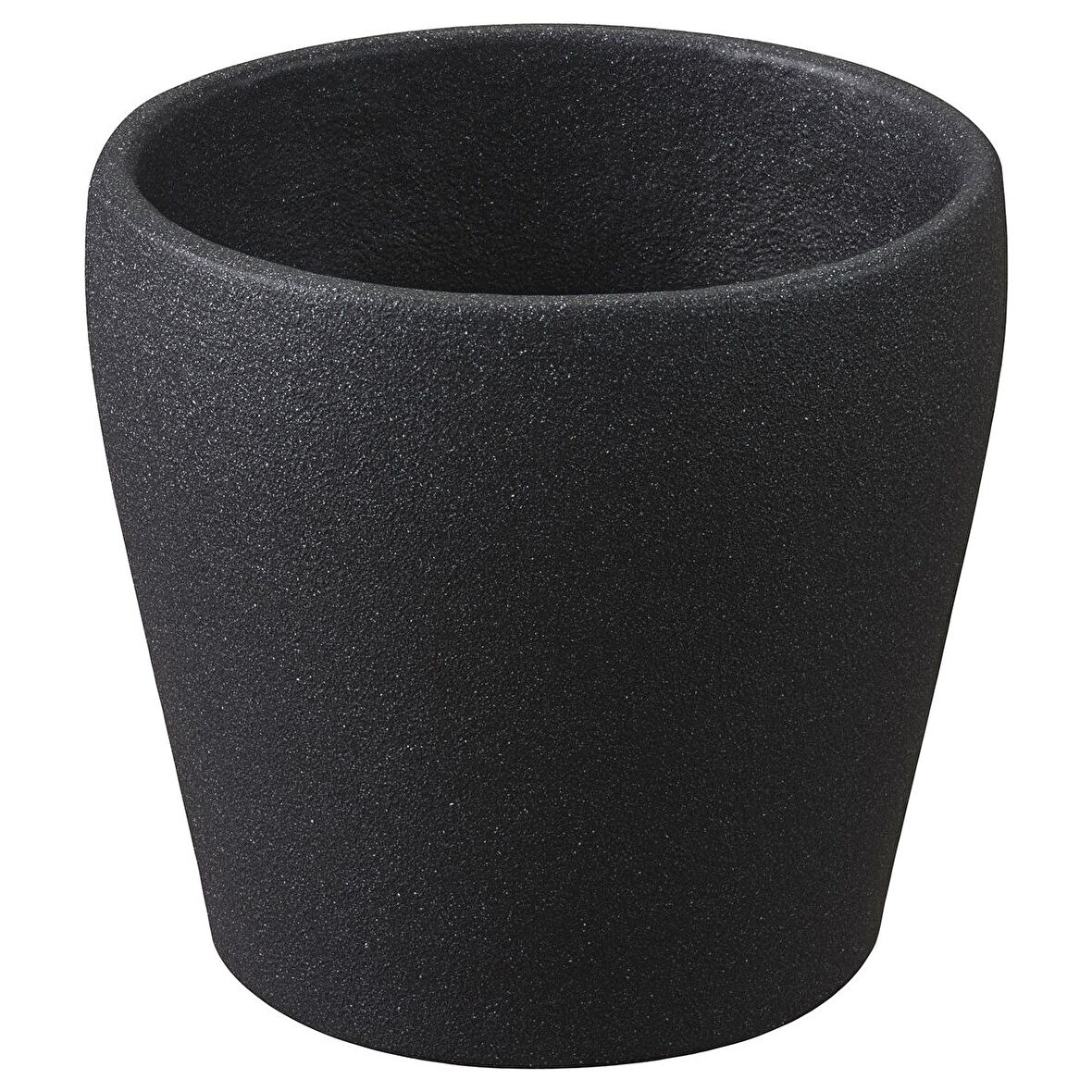Toprak saksı, koyu gri, 6 cm