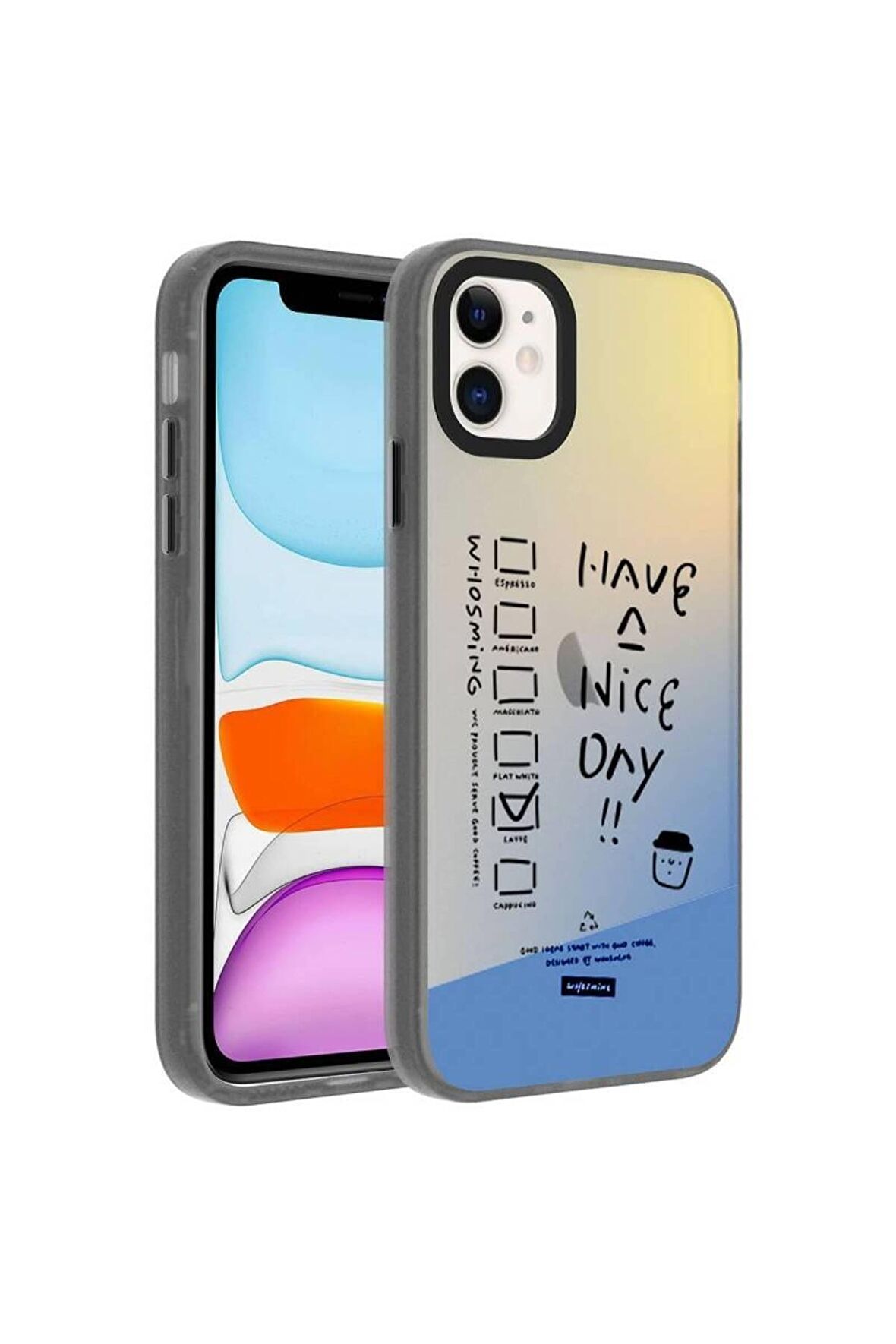 Apple iPhone 11 Uyumlu Kılıf İyi Günler Temalı Telefon Kılıfı Kapak