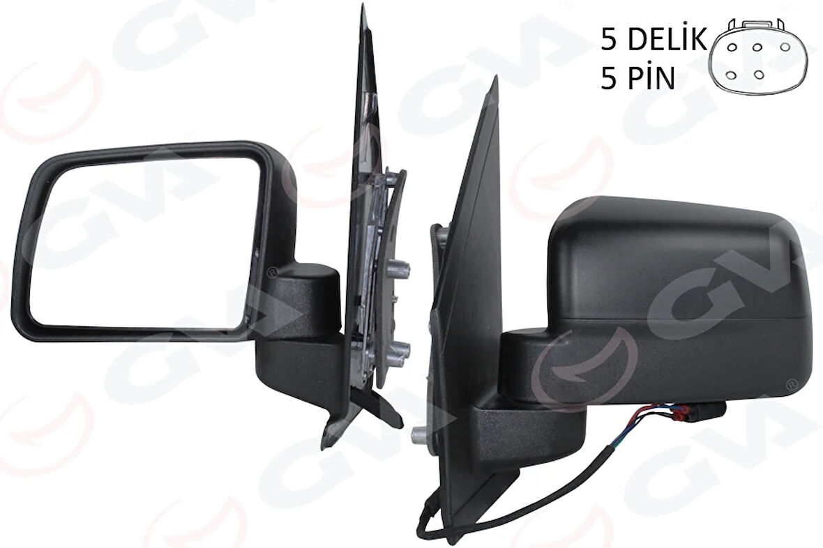 DIŞ DİKİZ AYNASI SOL ELEKTRİKLİ ISITMALI KÖR NOKTALI CONNECT 2009-2014 9T1617683AH 9T1617683AV 5211706