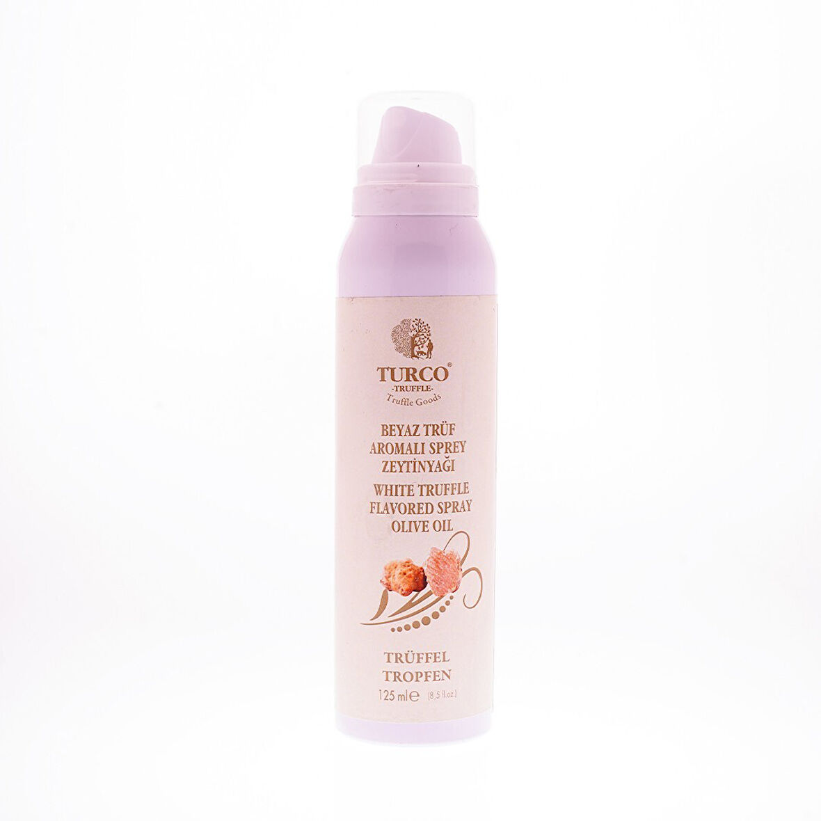 Turco Beyaz Trüf Mantarı Aromalı Sprey Zeyti̇nyağı 125 Ml