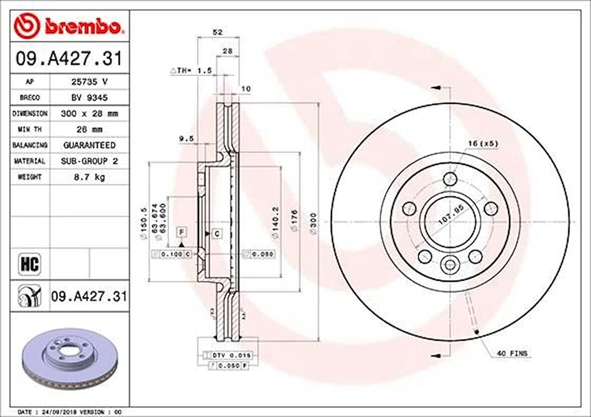 ON FREN DISK AYNASI MONDEO 4 S MAX GALAXY 2007-2011 FREELANDER 2 2006-2014 EVOQUE 2012-2018  VOLVO S60 2 2010 S80 2 570 3 XC70 2 2006 300CM CAP 7G911125BA 30769056