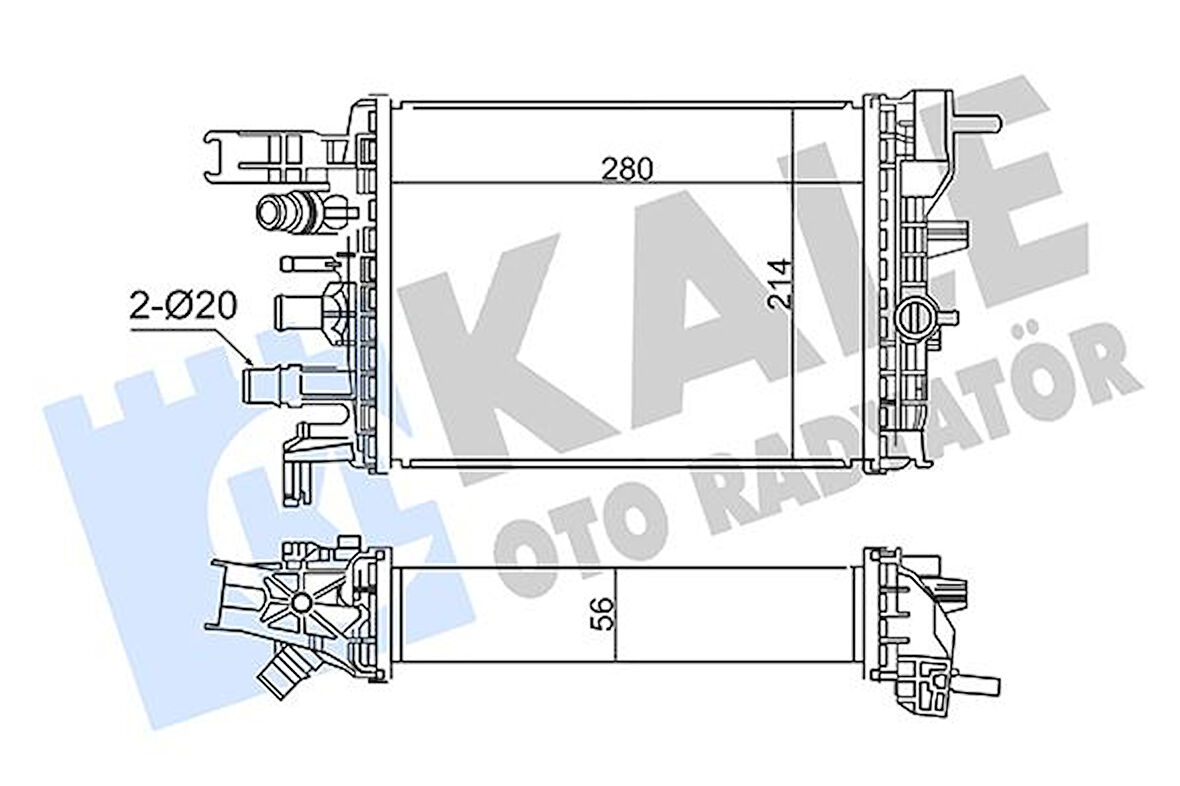TURBO RADYATÖRÜ INTERCOOLER DACIA DUSTER 2 1.5 DCİ 2018 K9K678 214106421R