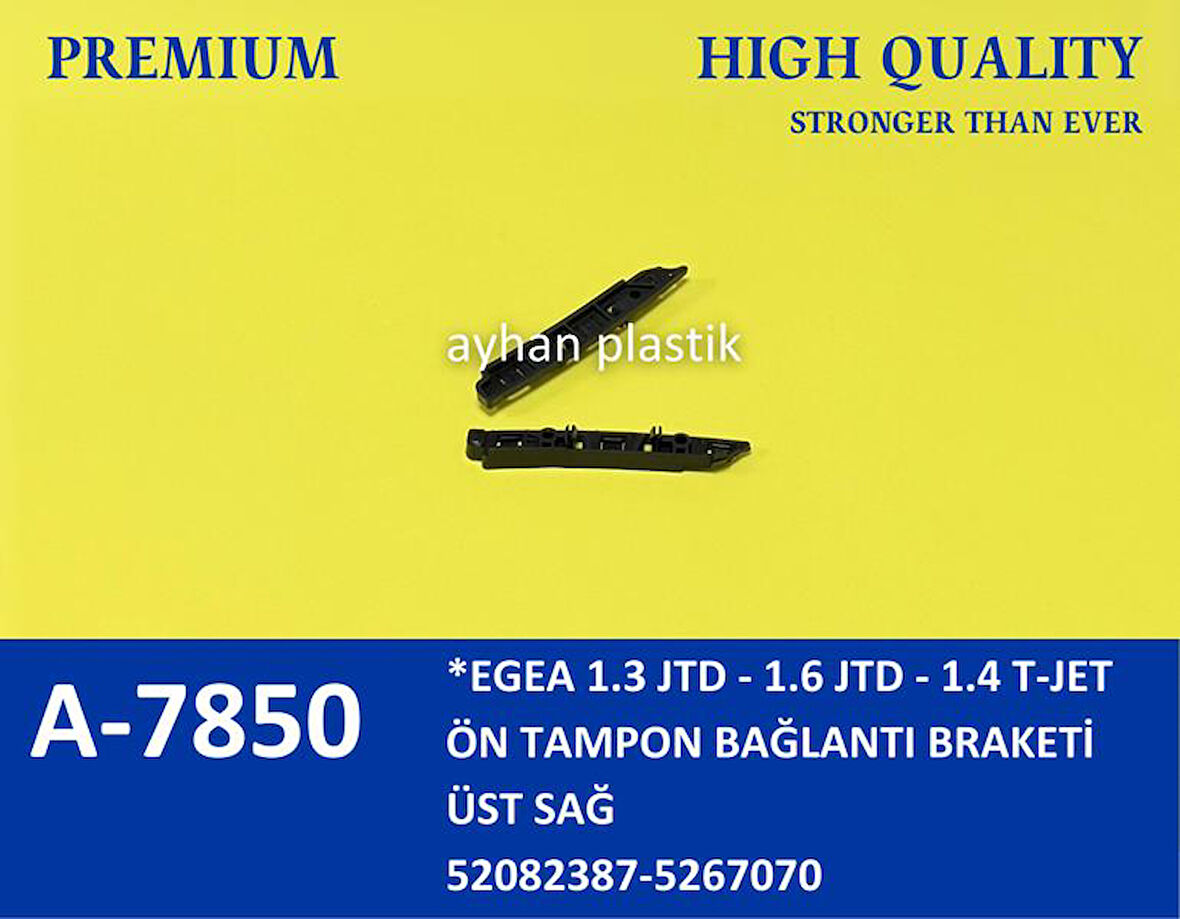 ÖN TAMPON BAĞLANTI AYAĞI SAĞ ÜST FIAT EGEA 1.3 JTD-1.6 JTD- 1.4 T-JET 52082387 5267070 (5 ADET)