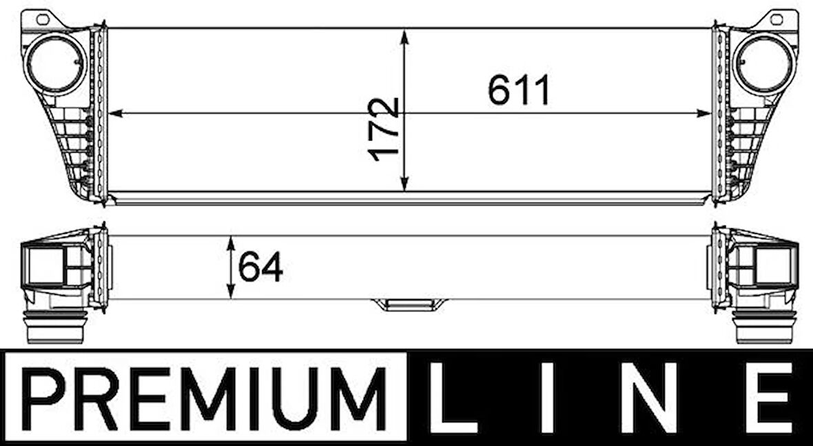TURBOSARJ RADYATORU MERCEDES VITO W639 2003 A6395011301
