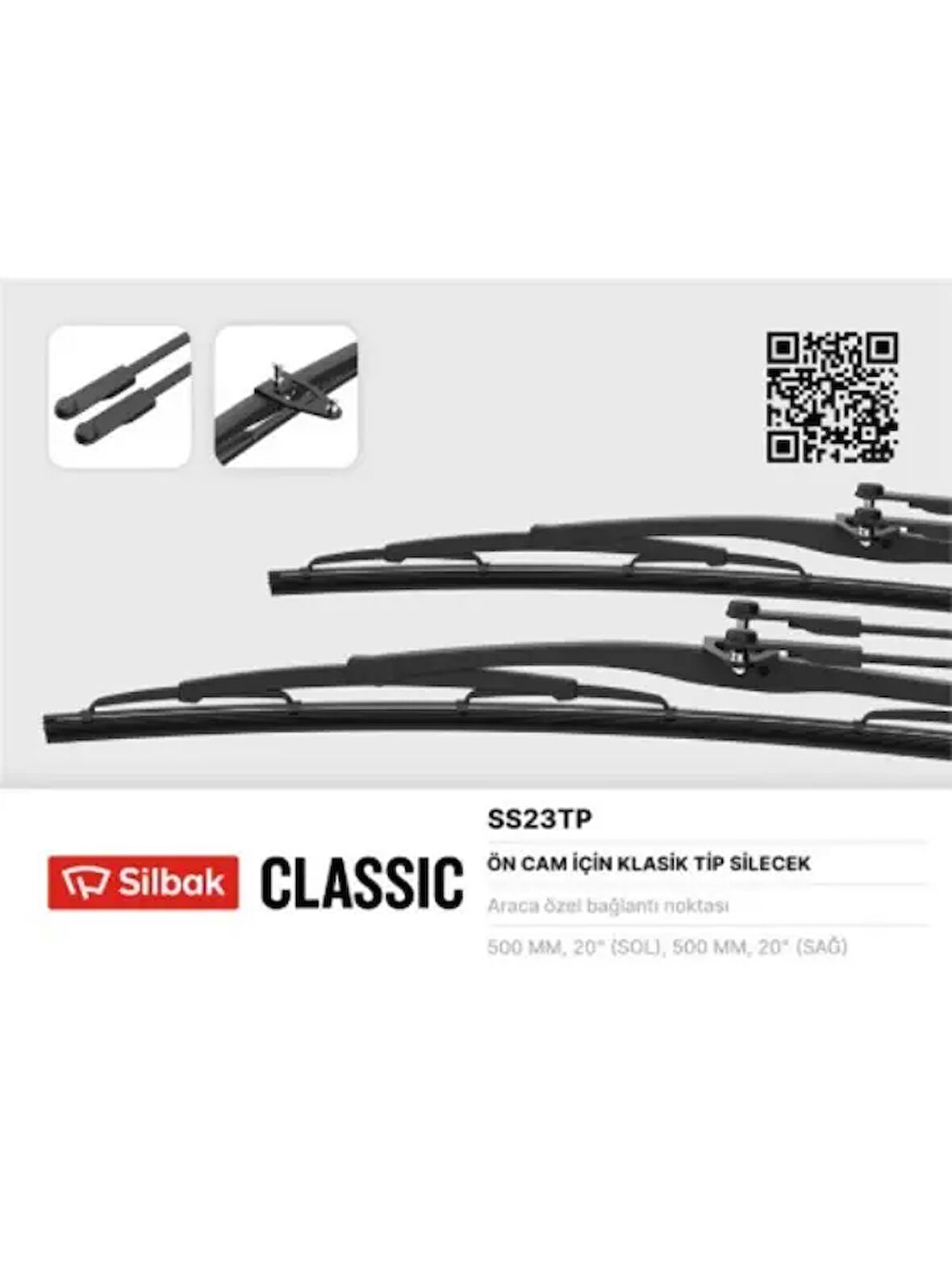 SILECEK SUPURGESI 510mm FIAT M23 IVECO MIDIBUS MERCEDES O302 (2 ADET)
