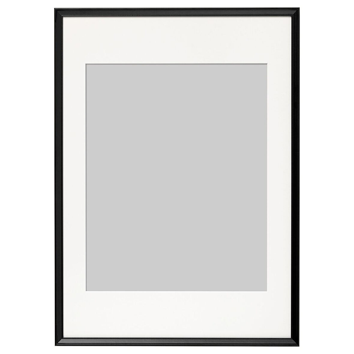Siyah çerçeve, siyah, 50x70 cm